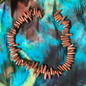 Goldstone necklace